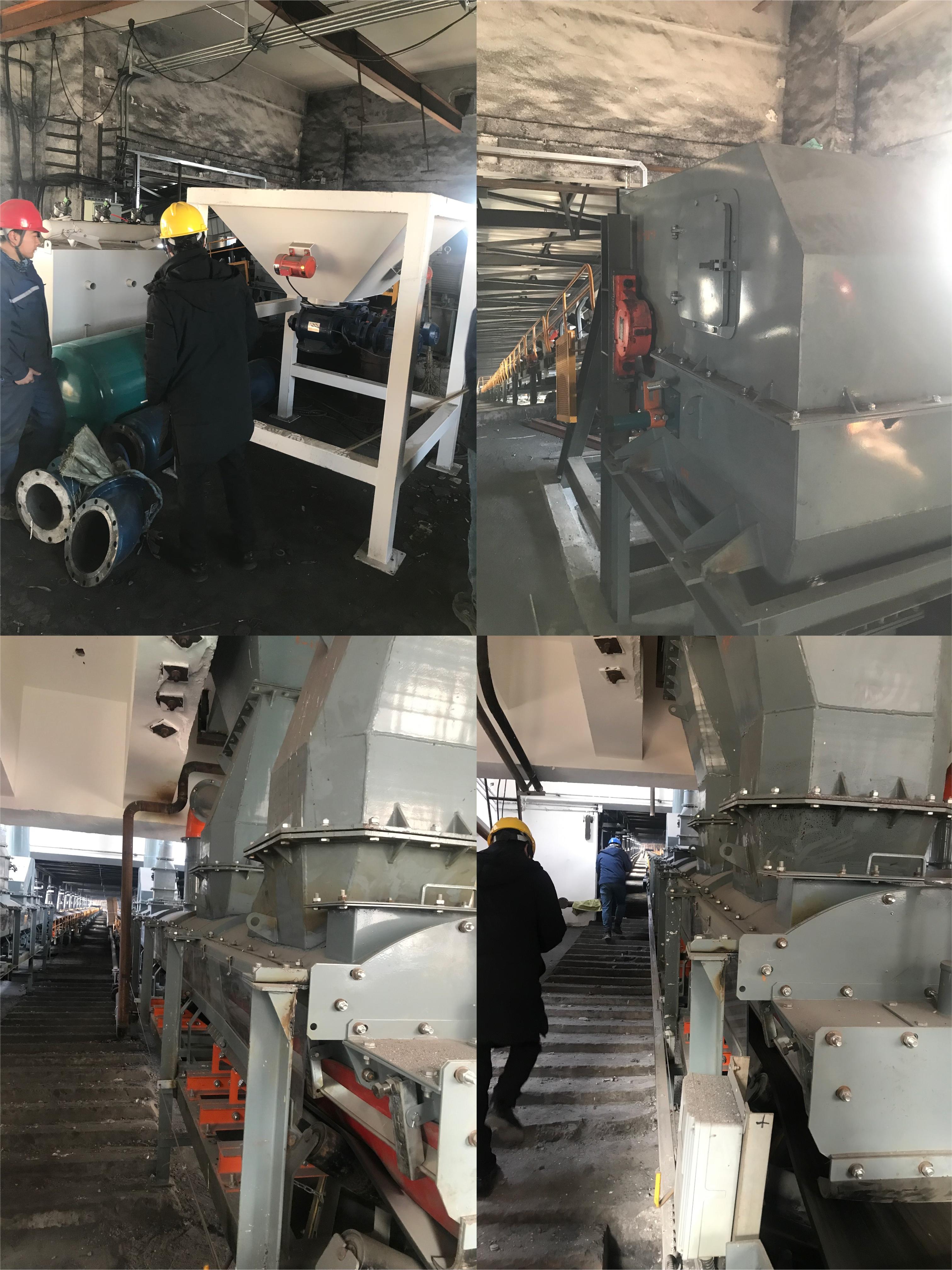 Instalação e comissionamento do transportador