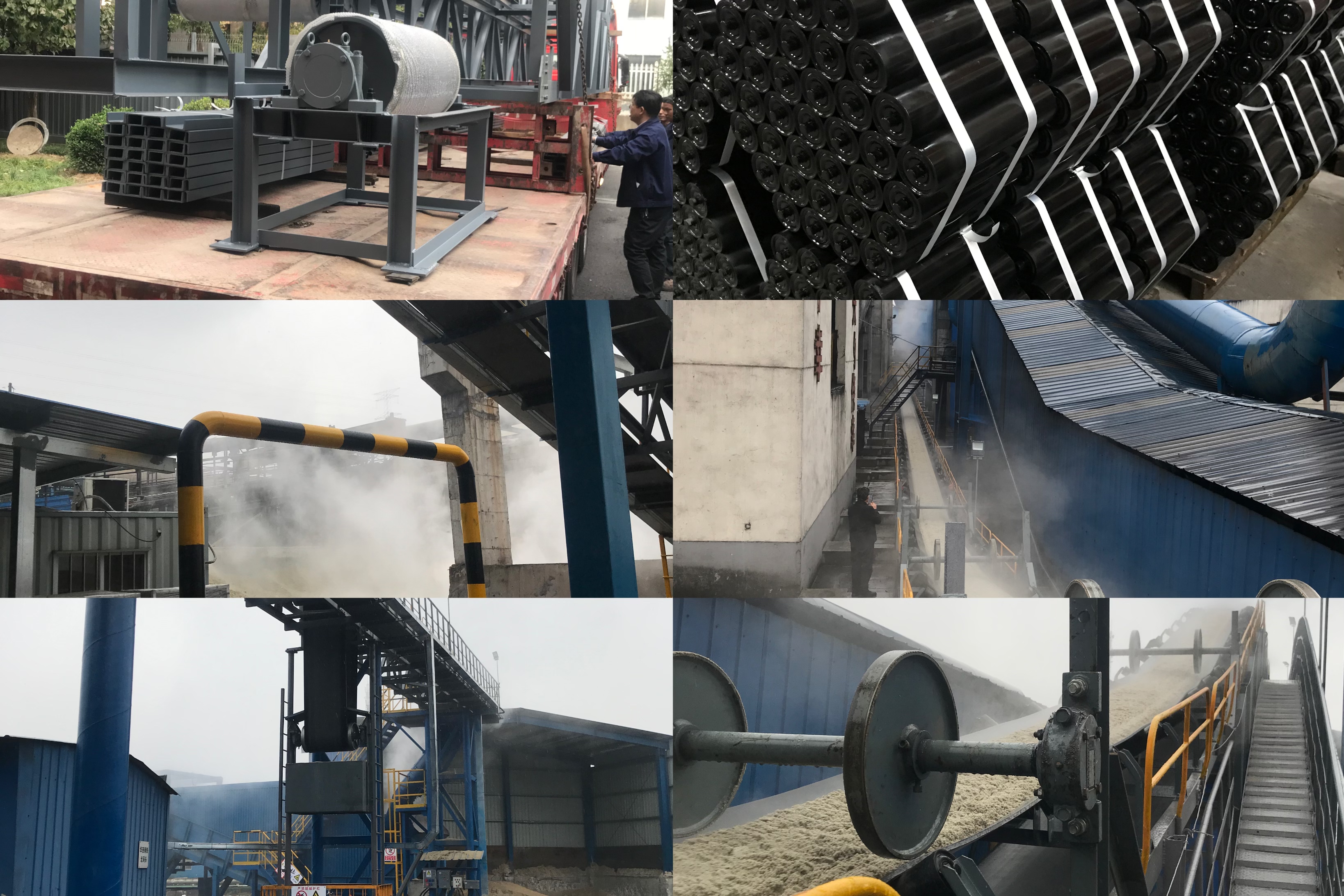 Produção, instalação e comissionamento de transportadores de correia
